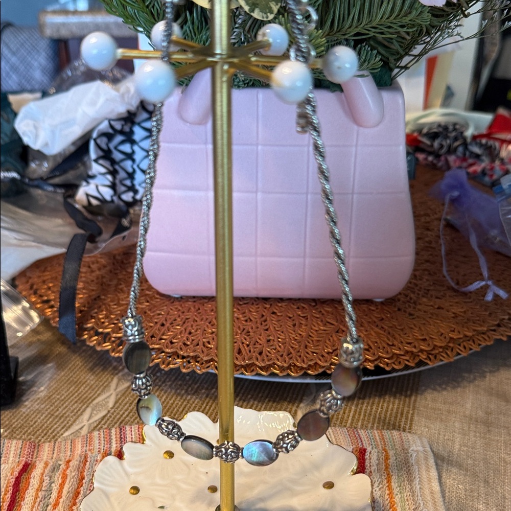 Brighton Silver and Gray Necklace